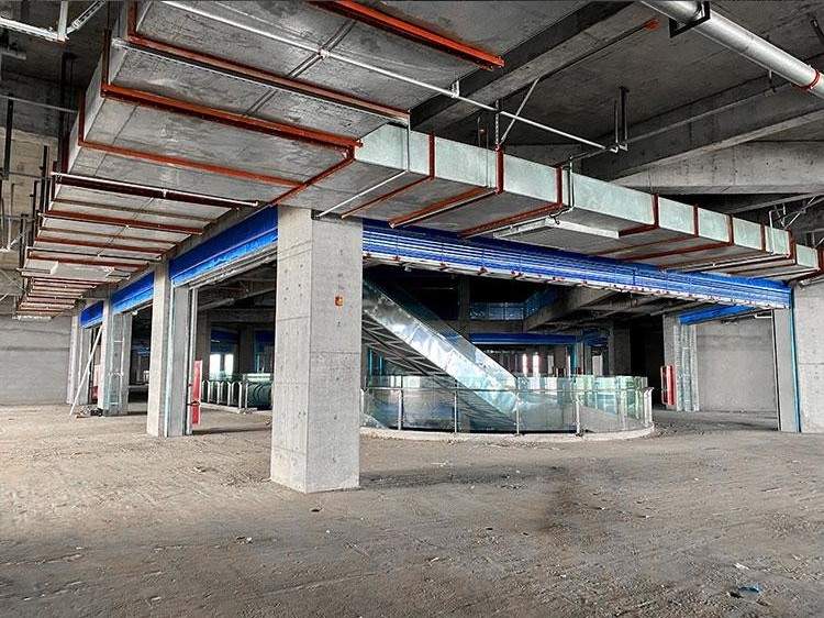 无机布防火卷帘（折叠式）