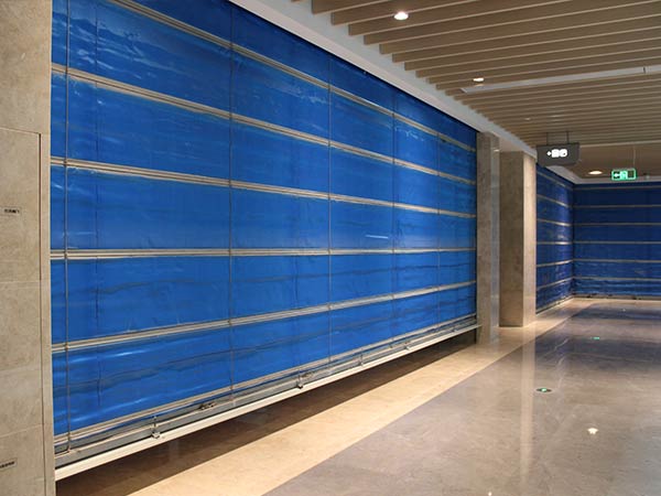 无机布防火卷帘（折叠式）