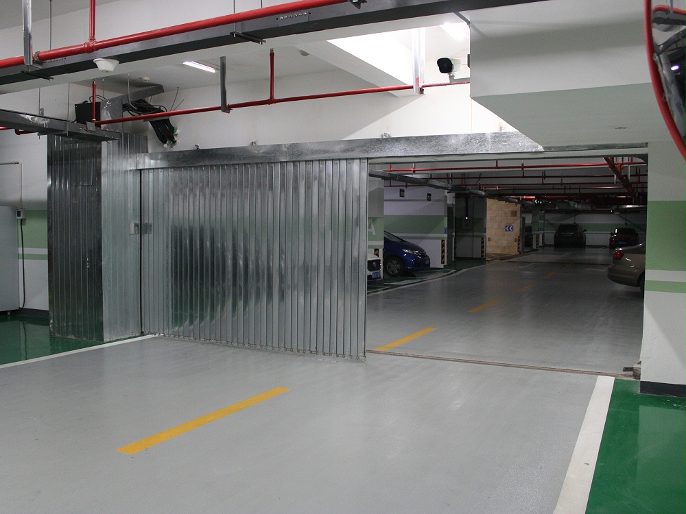 钢质防火卷帘门（侧向式）